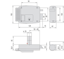 Încarcă imaginea în vizualizatorul Galerie, CISA 11731-60-1N7 – Yală electromagnetică aplicabilă 12V AC, backset reglabil 50–80 mm, deschidere din interior spre stânga (nereversibilă) | Cod 11731-60-1N7