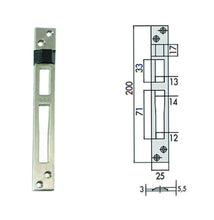 Încarcă imaginea în vizualizatorul Galerie, CISA 06462.01 – Contraplacă plată din inox cu patină de nylon pentru broaște CISA (îngropate)