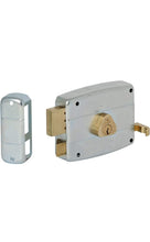 Încarcă imaginea în vizualizatorul Galerie, CISA 50521‑60‑2 – Yală mecanică aplicabilă, interax 60 mm, corp zincat, bolt și limbă din alamă