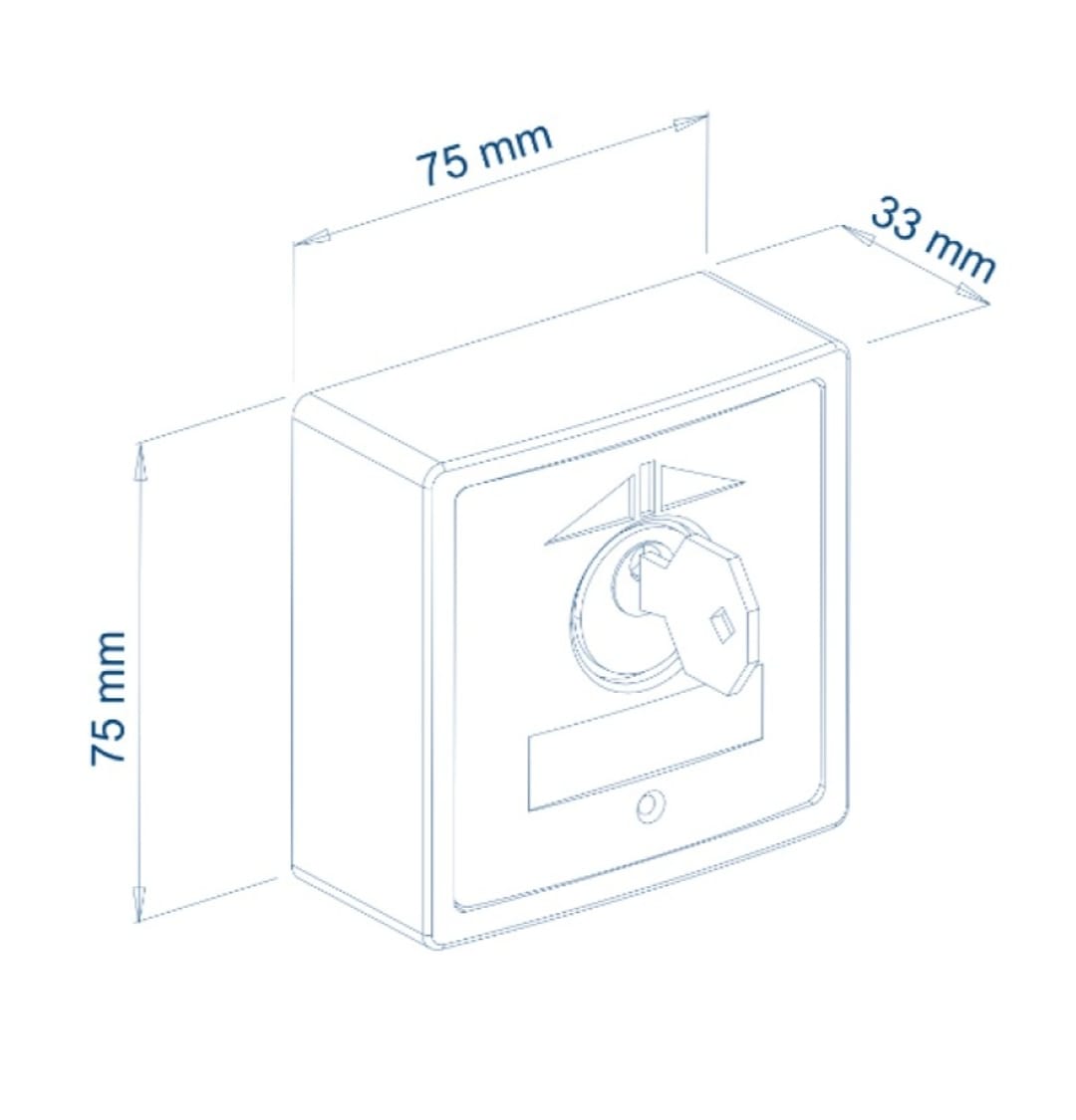 Selector de comanda cu cheie VDS pentru automatizari