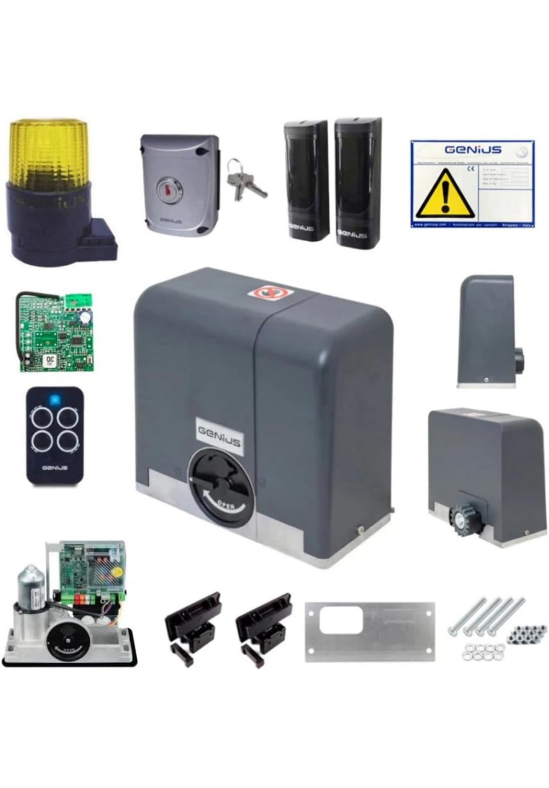 GENIUS BLIZZARD 500 Kit 230V pentru automatizare poarta culisanta pana la 500 kg