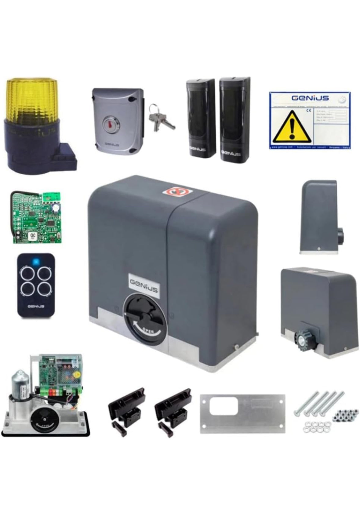 GENIUS BLIZZARD 500 Kit 230V pentru automatizare poarta culisanta pana la 500 kg