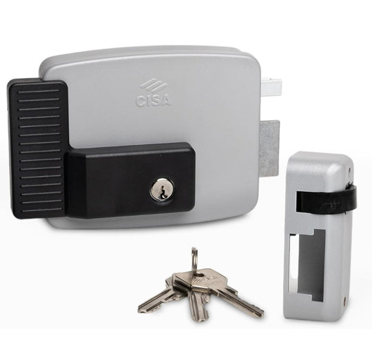 Yala electrica CISA 11721-60-1N7 12V AC fara buton, backset reglabil 50-80 mm
