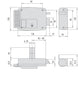 CISA 11721-60-1N7 yala aplicata 12V AC pentru usa sau poarta metalica
