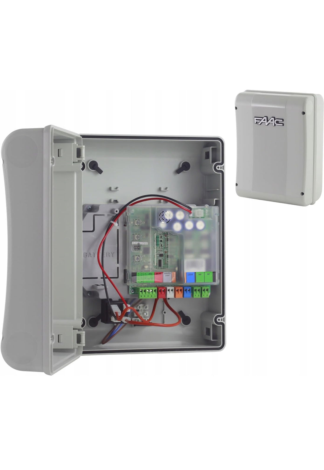 Kit FAAC MASTER cu actuatoare 415 si accesorii pentru poarta batanta