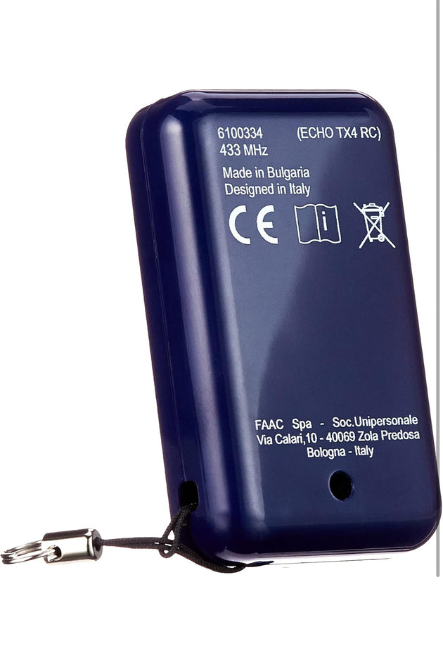 Telecomanda GENIUS ECHO TX4 RC 4 canale 433,92 MHz Rolling Code