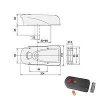 Încarcă imaginea în vizualizatorul Galerie, Yală Electrică CISA 1A731 – Cu revenire automată, 12V
