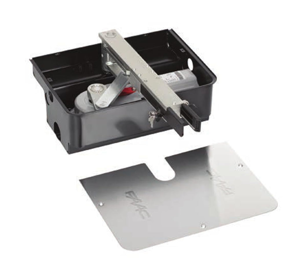 FAAC 490065 – Cutie portantă din oțel zincat cu sistem de deblocare pentru motoare îngropate 770N | Accesoriu pentru automatizări porți batante