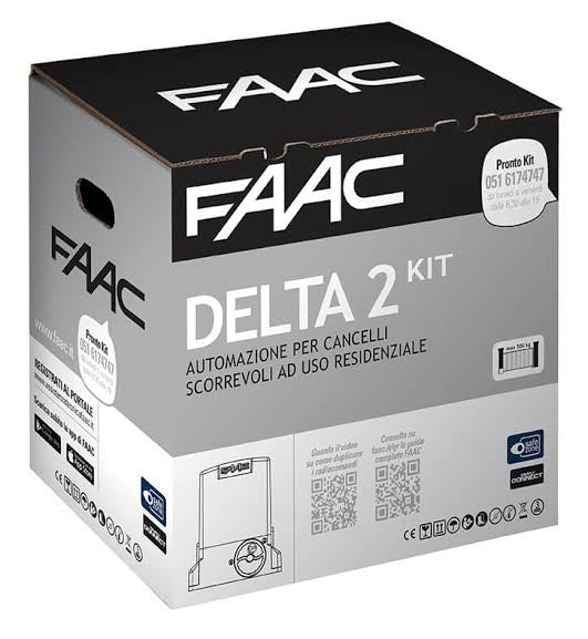 Kit FAAC DELTA 2 230V cu motor 740E Z16 SAFE si accesorii