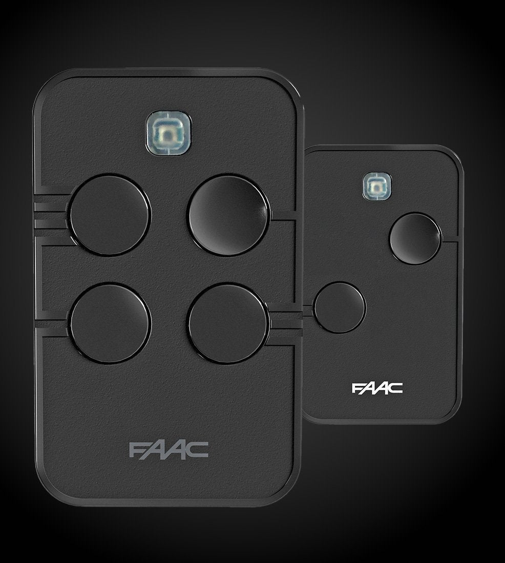 FAAC XTO2 433 MHz – Telecomandă originală cu 2 canale, cod multiplu SLH • SL • DS • RC | Cod 787032