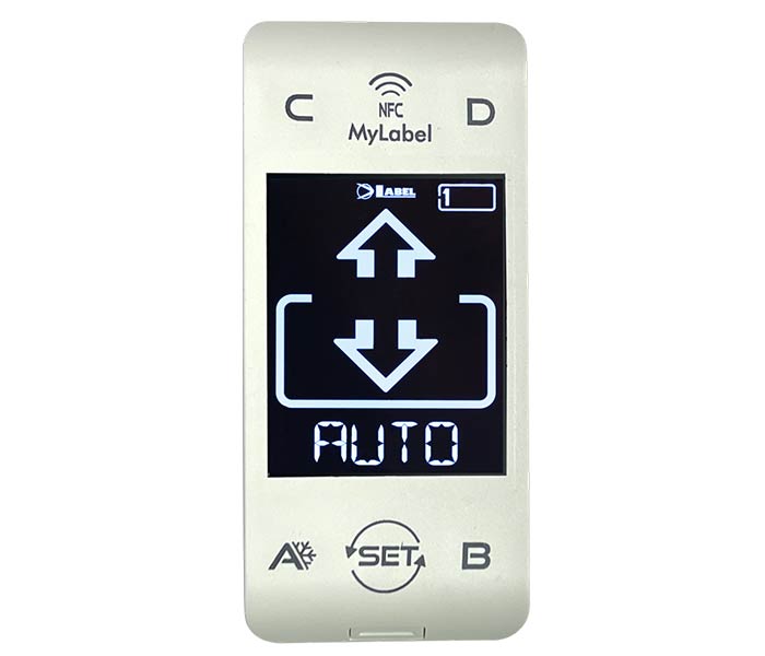 Selector LABEL T-NFC cu ecran si comenzi tactile