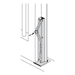 Detaliu zavor cu arc din inox 255