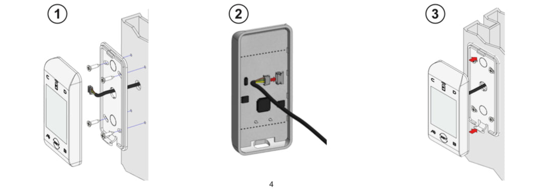 LABEL T-NFC selector pentru configurarea usilor automate