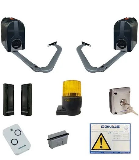 GENIUS COMPAS Kit 24V pentru automatizare poarta batanta cu brate articulate