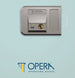 Yala electromagnetica Opera GATE LOCK 28003.1BR mana dreapta, gri titan