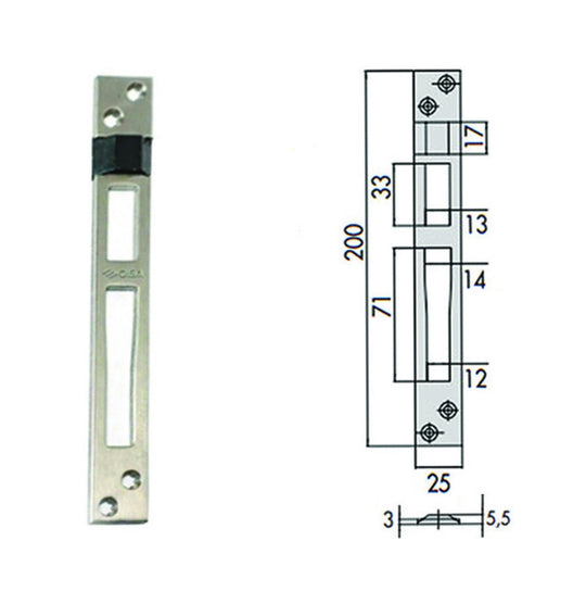 Contraplaca CISA 06462.01.0 pentru broaste electrice ingropate