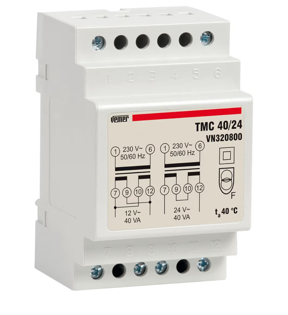 Transformator de siguranta VEMER TMC 40/24 40VA