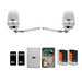 VDS IBIS 24V kit automatizare poarta batanta 2 canaturi cu Shelly 1 Gen3 inclus