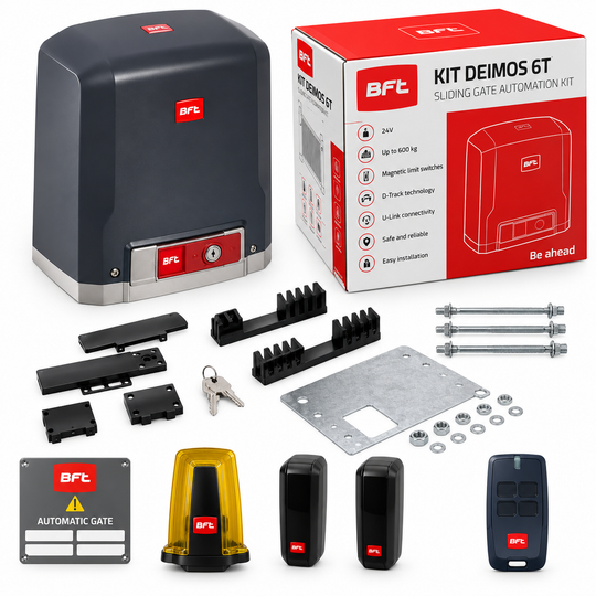 Kit automatizare poarta culisanta BFT DEIMOS ULTRA BT B400 24V pentru porti pana la 400 kg
