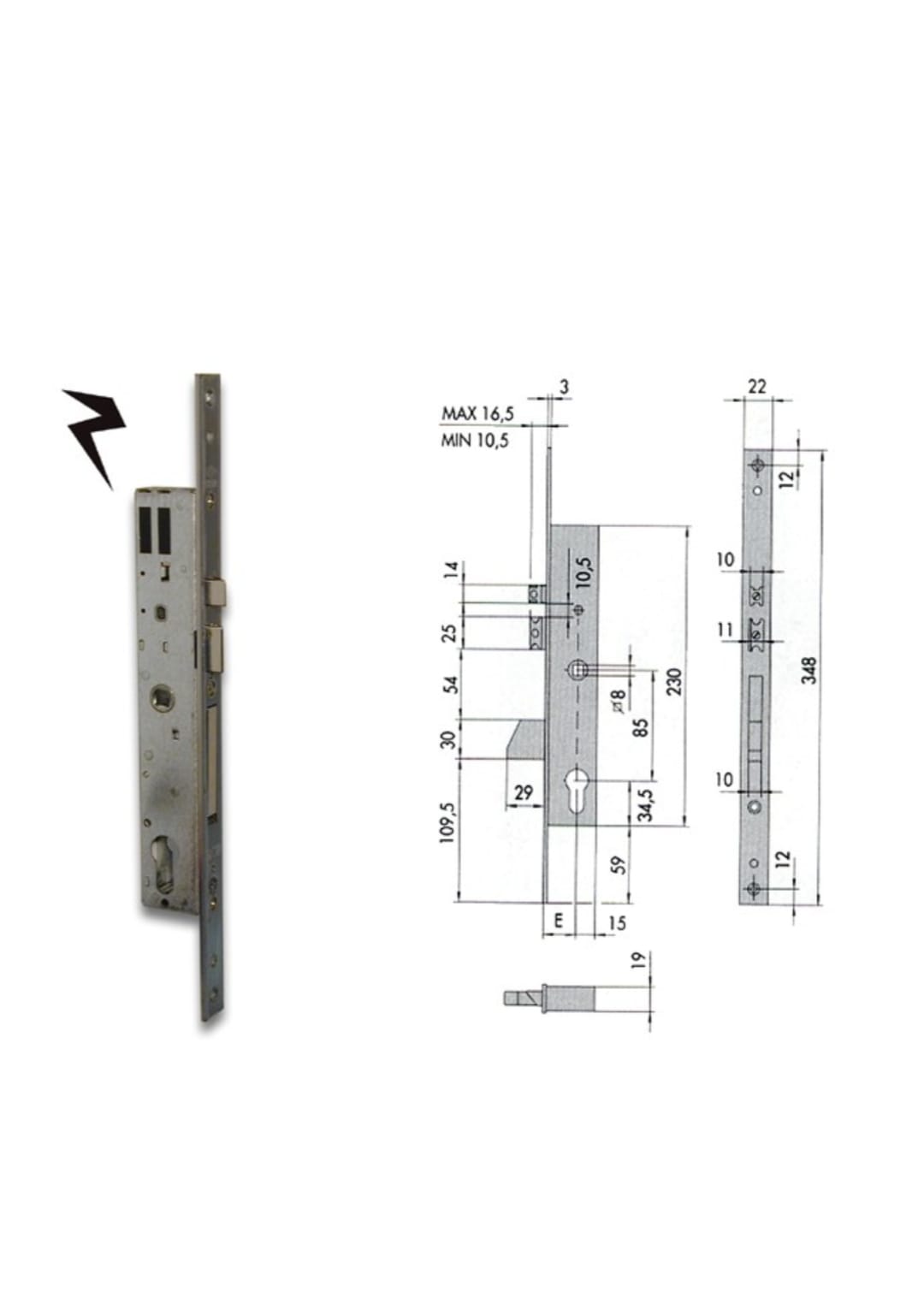 CISA 16215-25 broasca ingropata cu bolt reglabil si reversibil