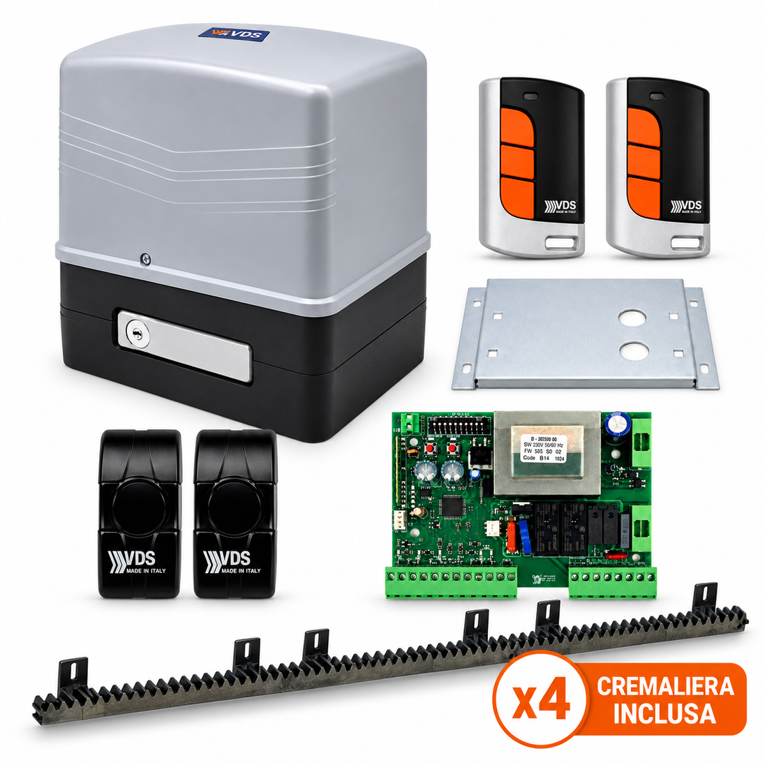 kit automatizare culisanta complet cu cremaliera