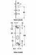 OPERA PRIMA 25600 dimensiuni tehnice electropiston si cote de montaj