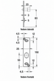 OPERA PRIMA 25600 dimensiuni tehnice electropiston si cote de montaj