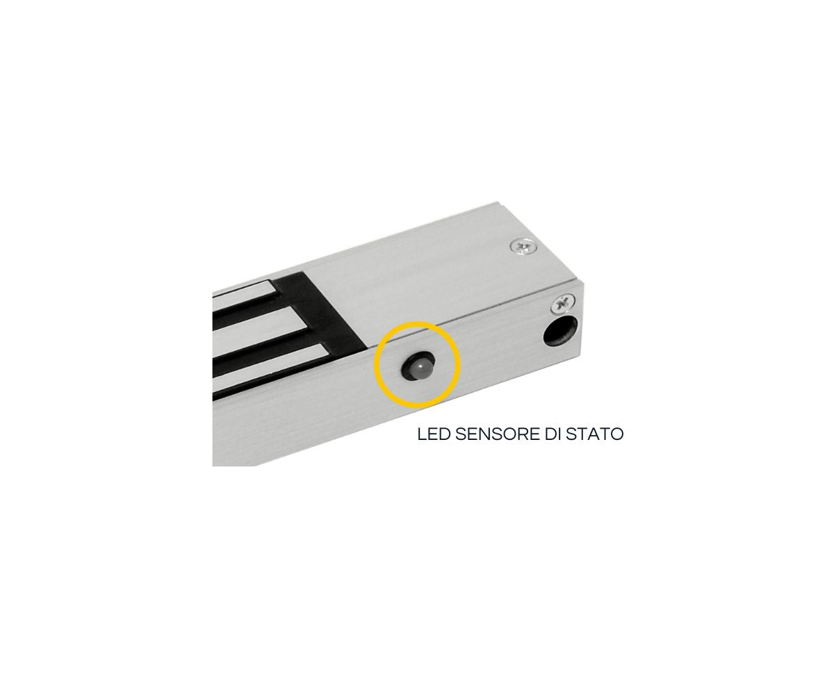 OPERA SAFETY MICRO 12800M detaliu electromagnet aplicat pentru usa batanta