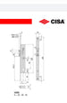 Detalii broasca electrica CISA 16205-25 pentru control acces