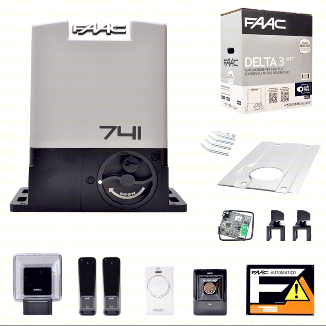 FAAC DELTA 3 kit automatizare poarta culisanta pana la 900 kg